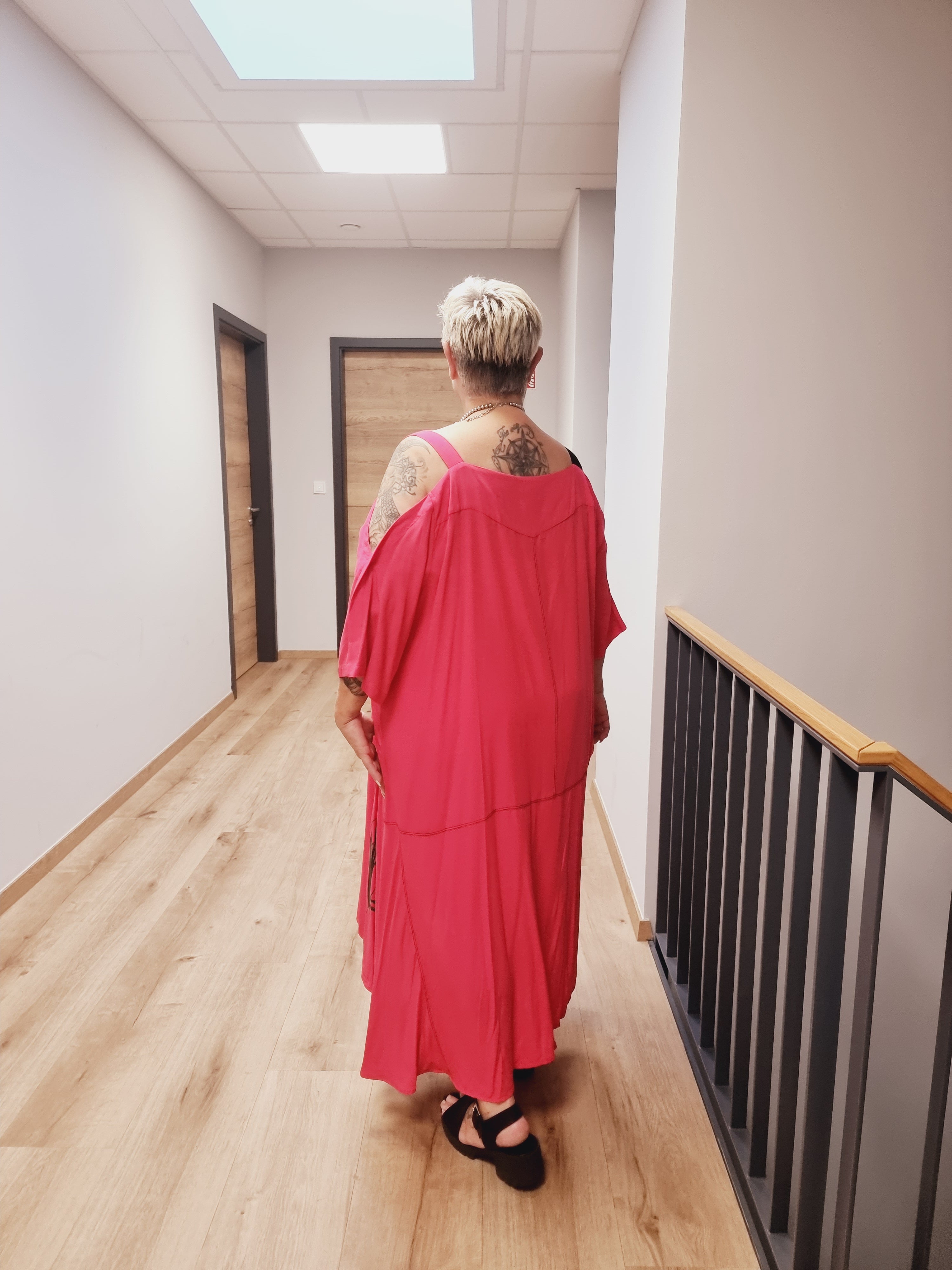 Kleid mit Cut Outs von CN-G in Pink bis Größe 62 
