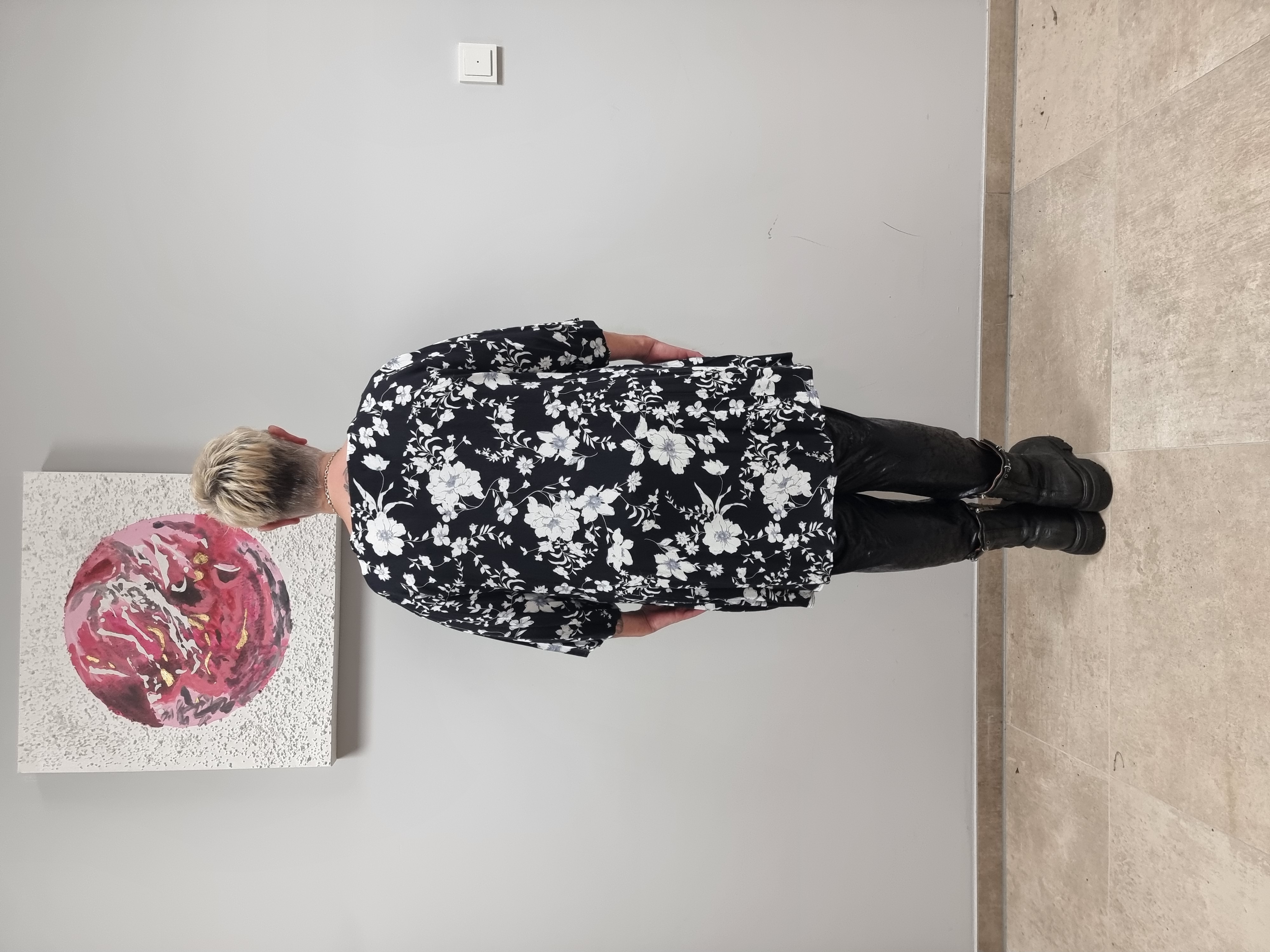 Tunika mit Blumenmuster von unserem Label Mädchenglück Einheitsgröße Einheistgrösse bis Größe 60