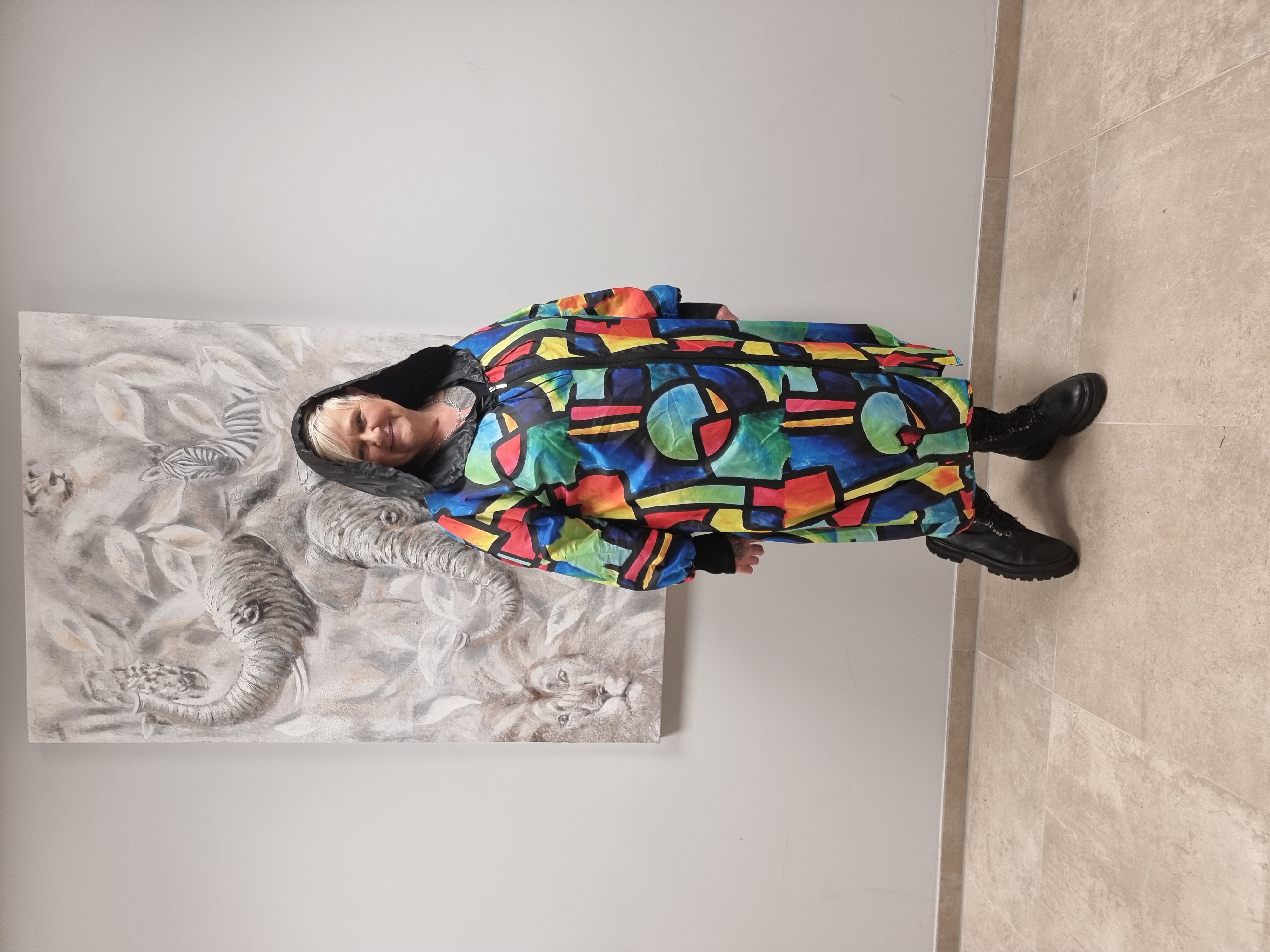 Regenmantel Picasso von CN-G in bunt und 3 Größen bis Größe 62