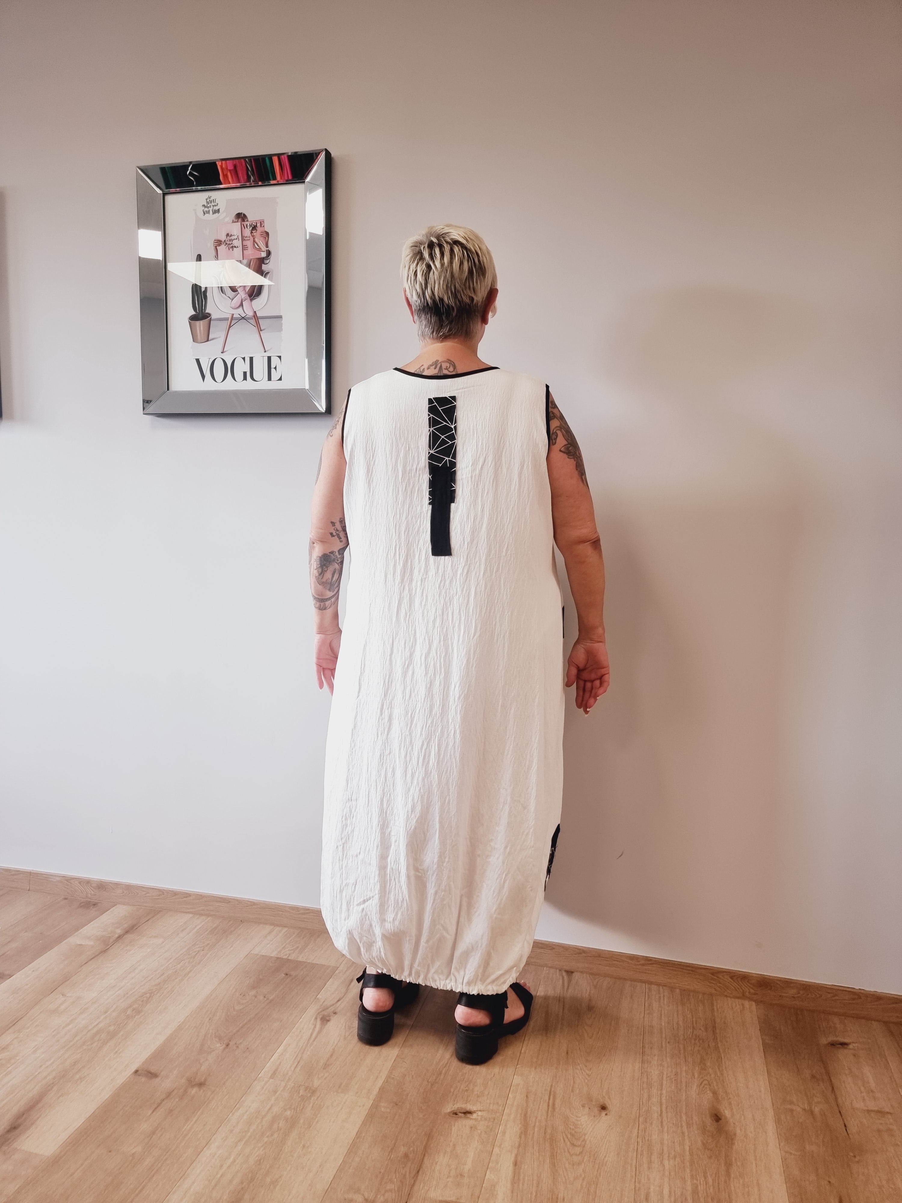  Kleid "Ines" Kurzarm von Mädchenglück Ballonform in 3 Farben bis Größe 64