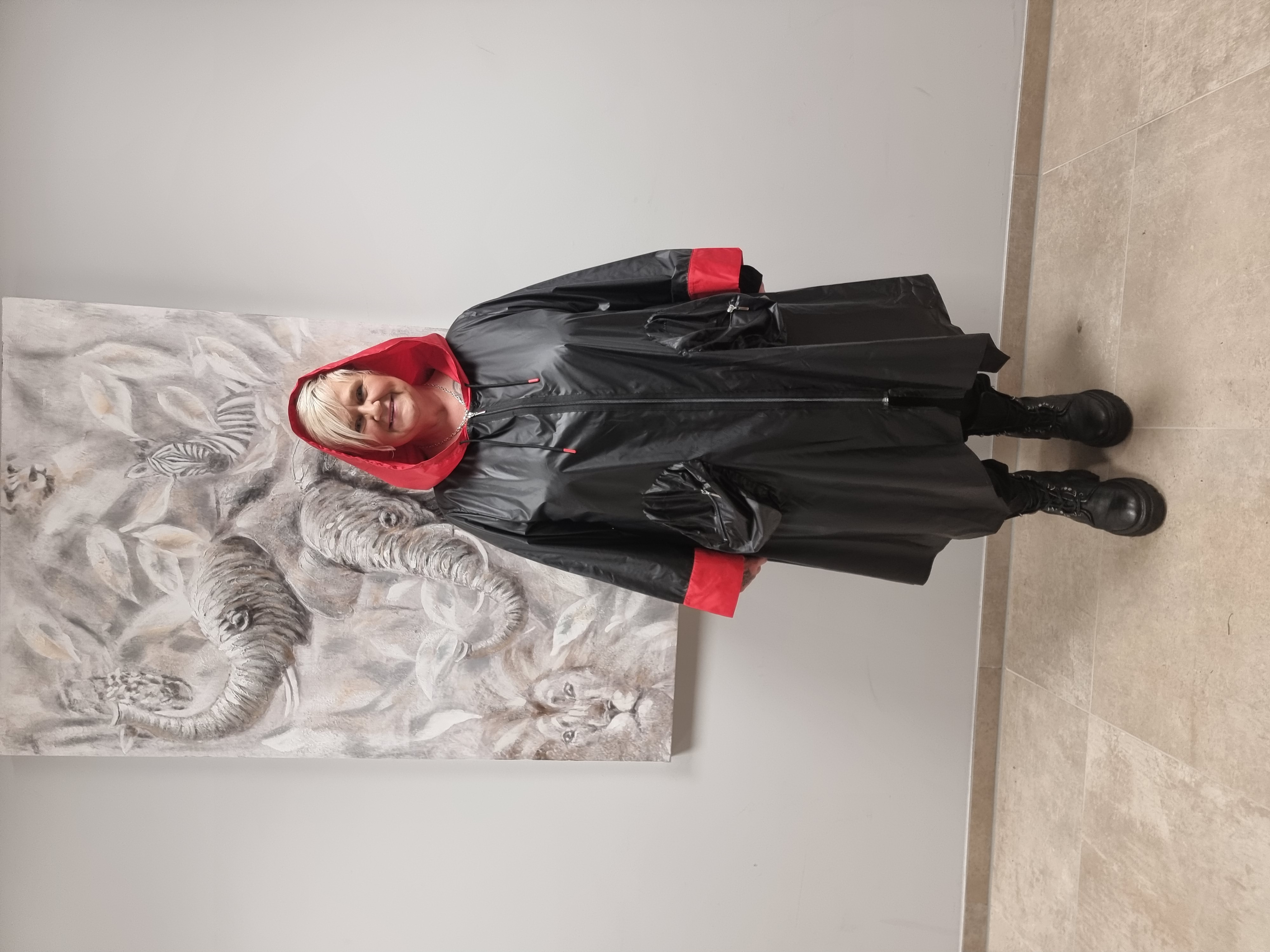 CN-G Regenmantel mit Motiv Hund in 3 Größen bis Gr 58/60