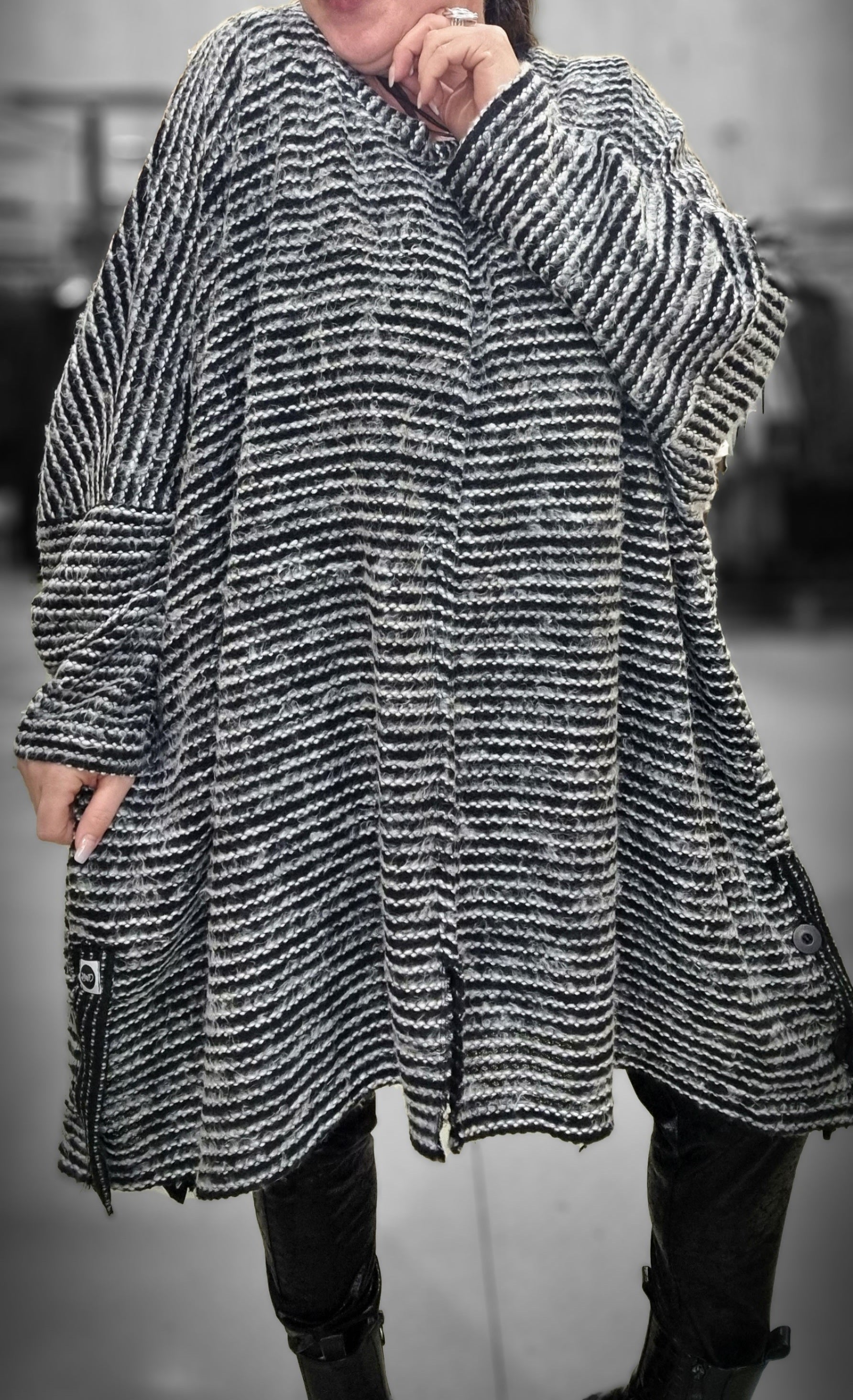 Mädchenglück Onesized Oversized Pullover aus Viskose und Baumwolle