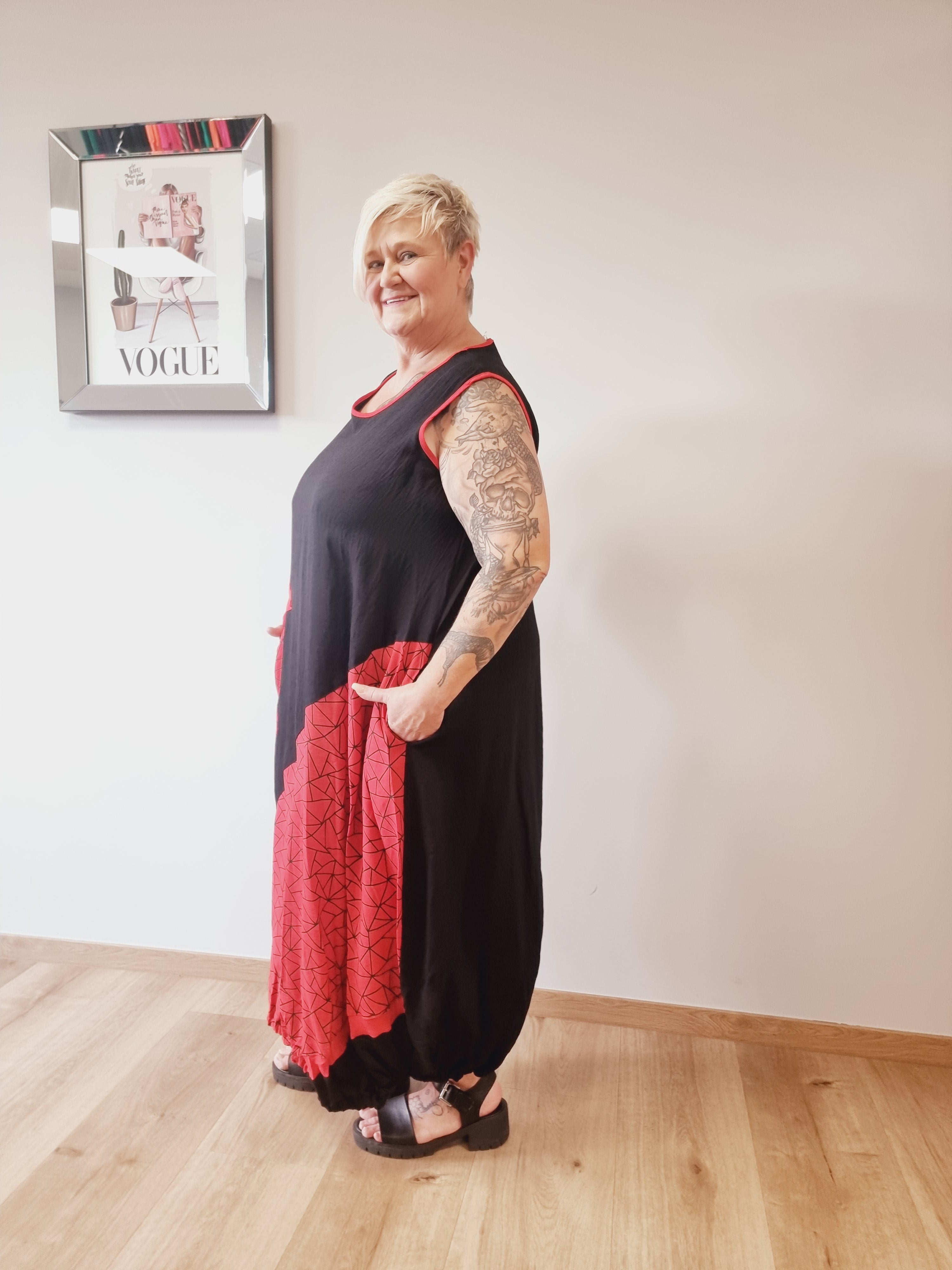  Kleid "Ines" Kurzarm von Mädchenglück Ballonform in 3 Farben bis Größe 64