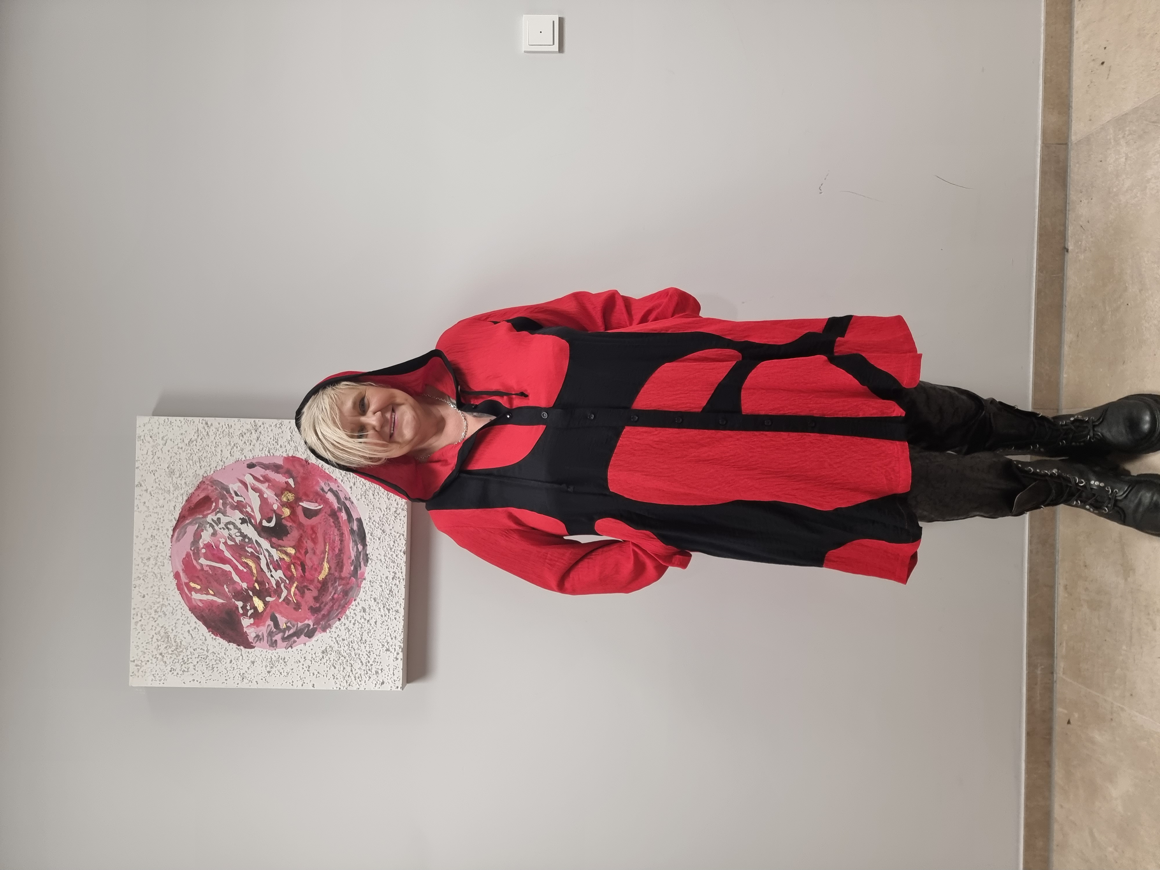 Blusenjacke in 4 Farben bis Größe 60 von Mädchenglück mit Kapuze