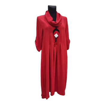 Kleid Mädchenglück in 3 Farben Grau Rot und Schwarz bis Größe 58/60