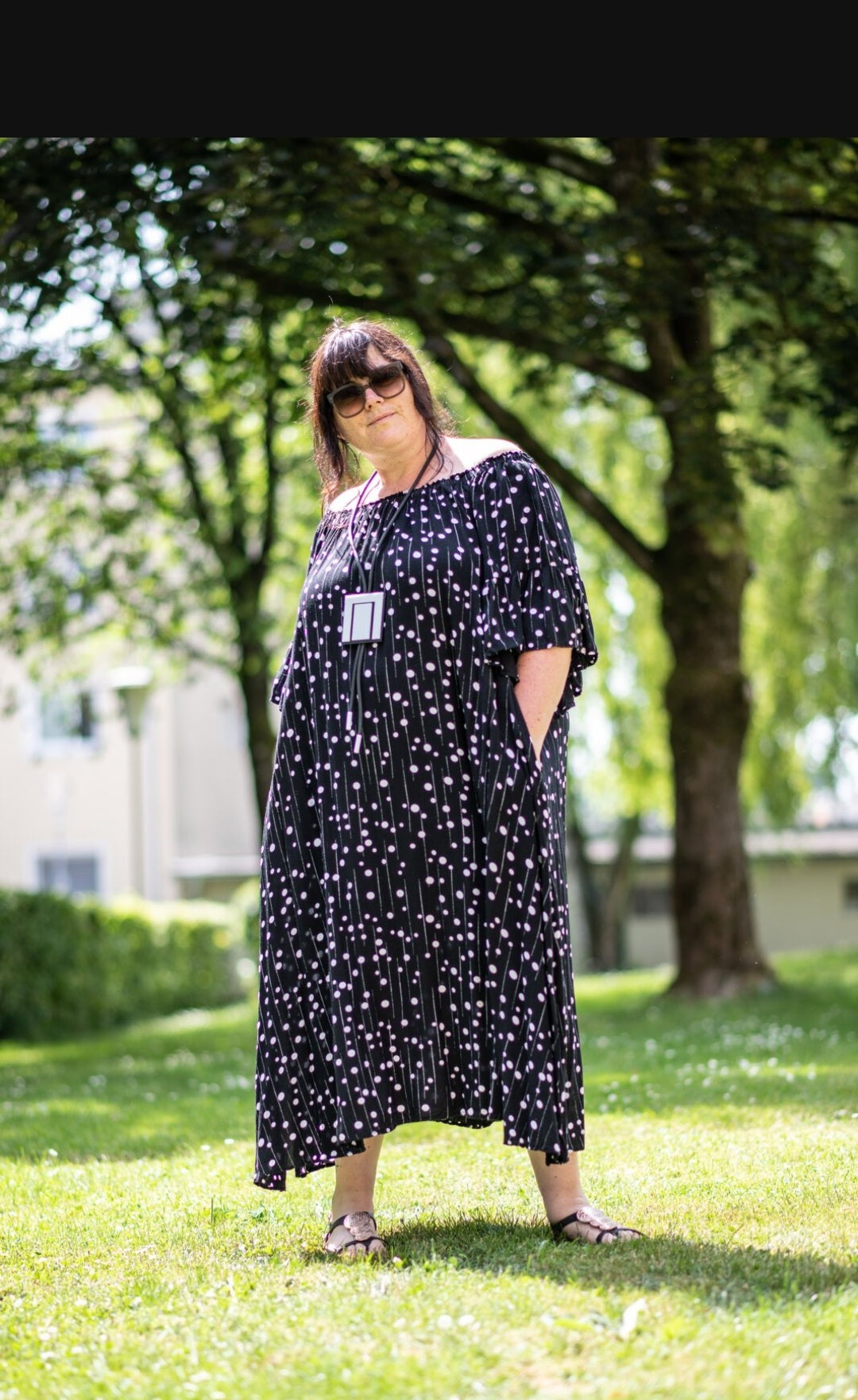 Carmenkleid von CN-G in A-Form in 3 Größen bis Größe 60