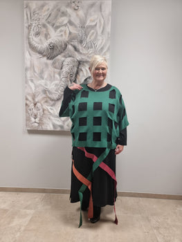 Stricküberwurf von CN-G Einheitsgröße Tragbar Gr 38/40 bis 64 + in 3 Farben