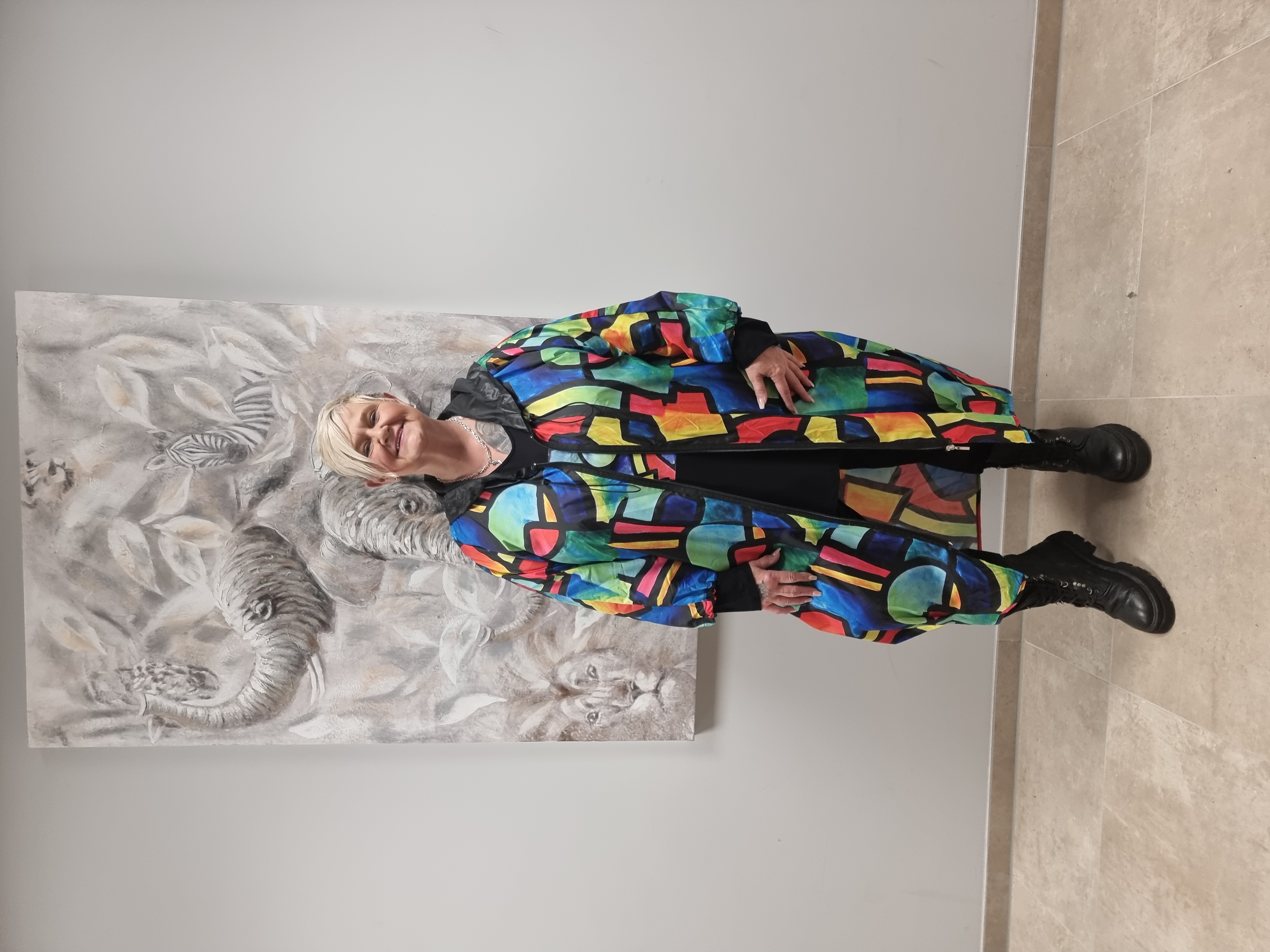 Regenmantel Picasso von CN-G in bunt und 3 Größen bis Größe 62