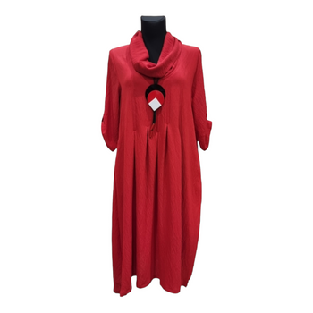 Kleid Mädchenglück in 3 Farben Grau Rot und Schwarz bis Größe 58/60