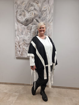 Stricküberwurf von CN-G Einheitsgröße Tragbar Gr 38/40 bis 64 +