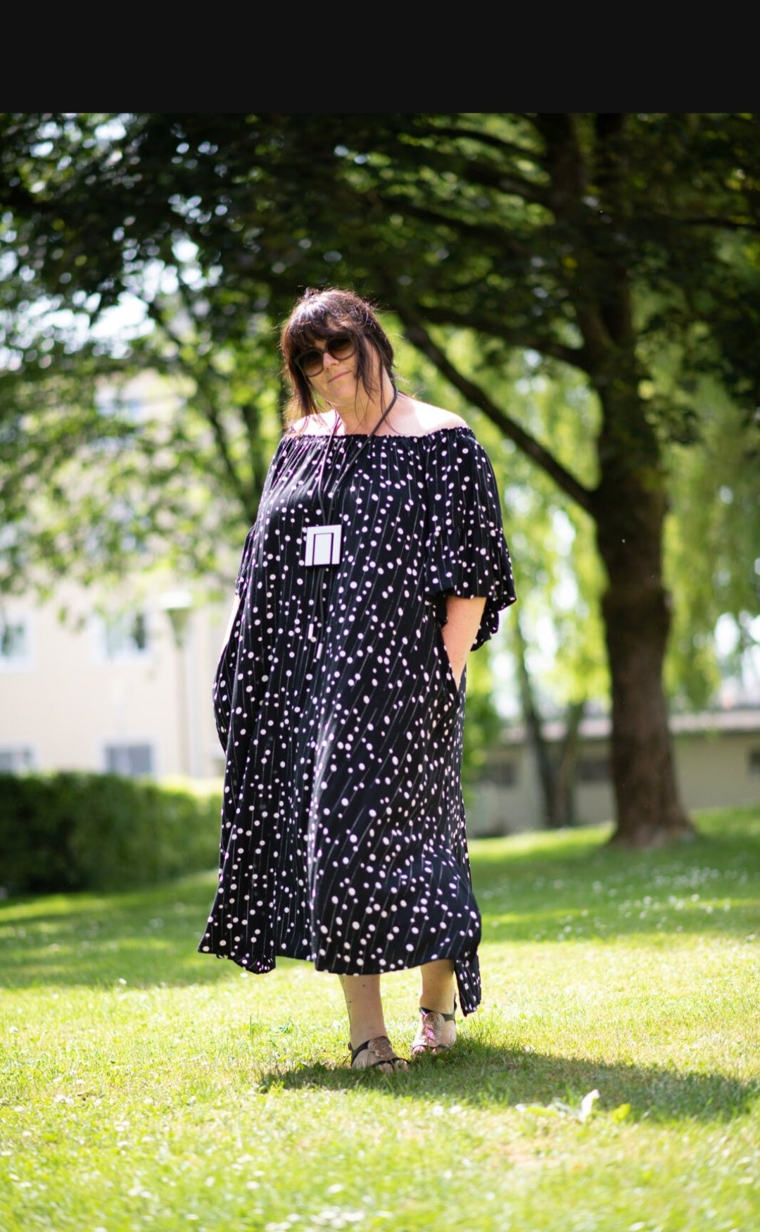 Carmenkleid von CN-G in A-Form in 3 Größen bis Größe 60