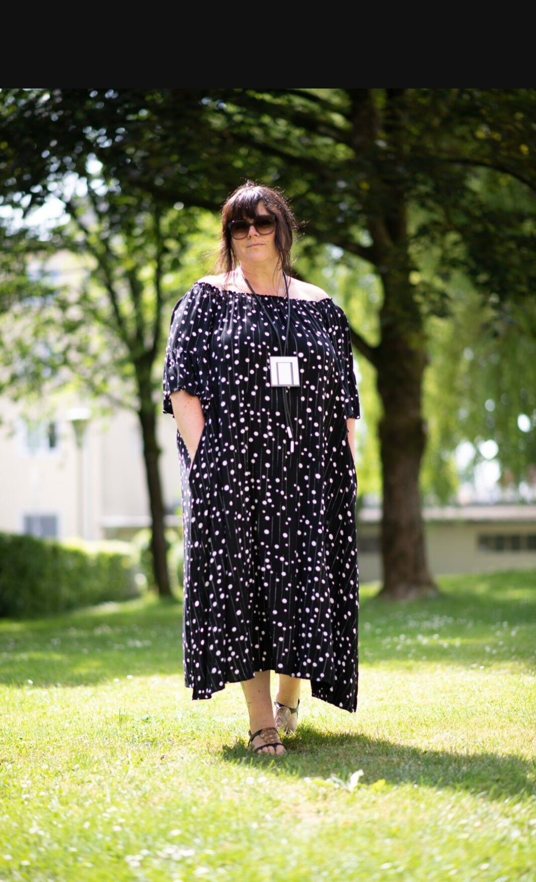 Carmenkleid von CN-G in A-Form in 3 Größen bis Größe 60