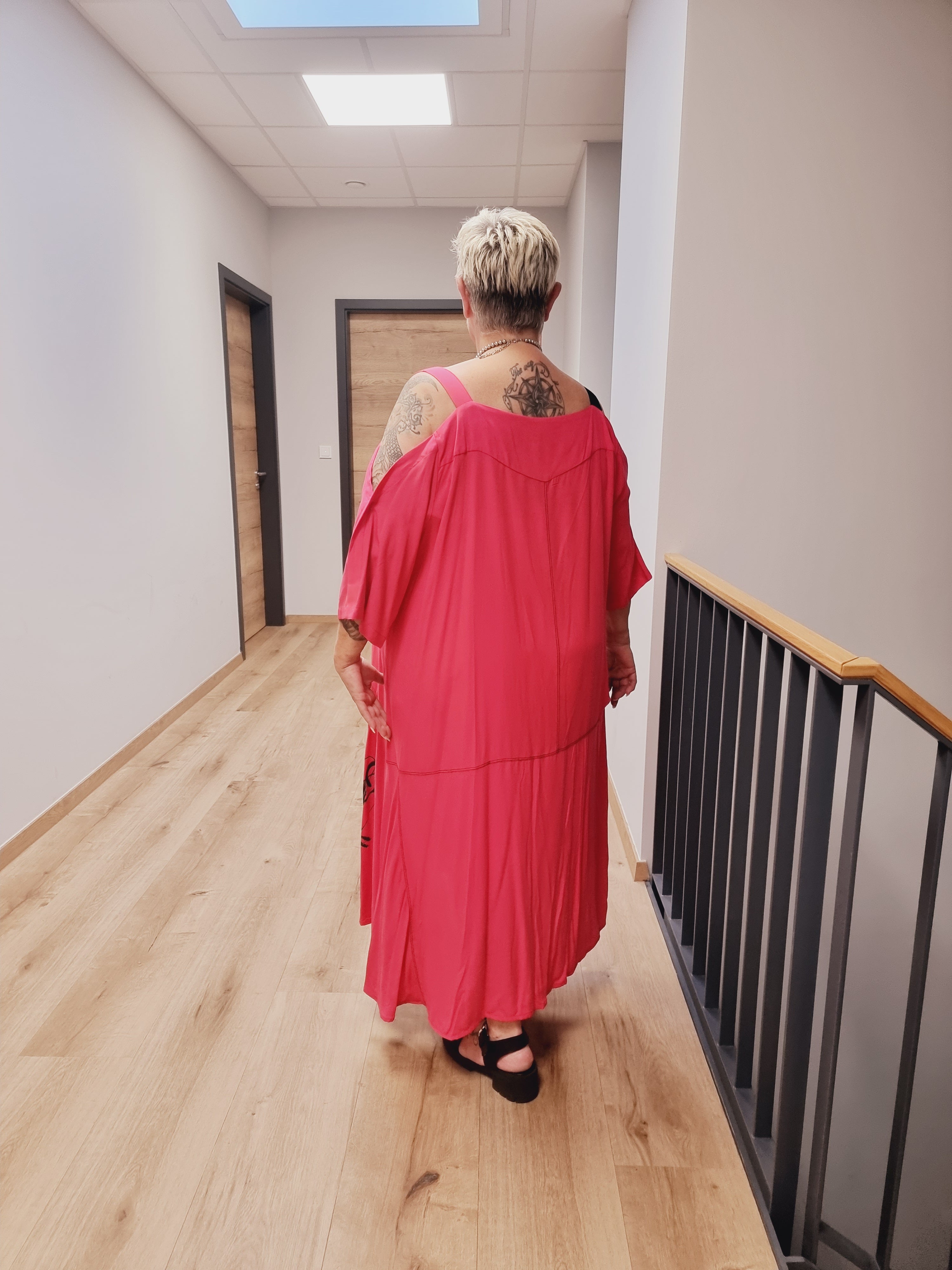 Kleid mit Cut Outs von CN-G in Pink bis Größe 62 