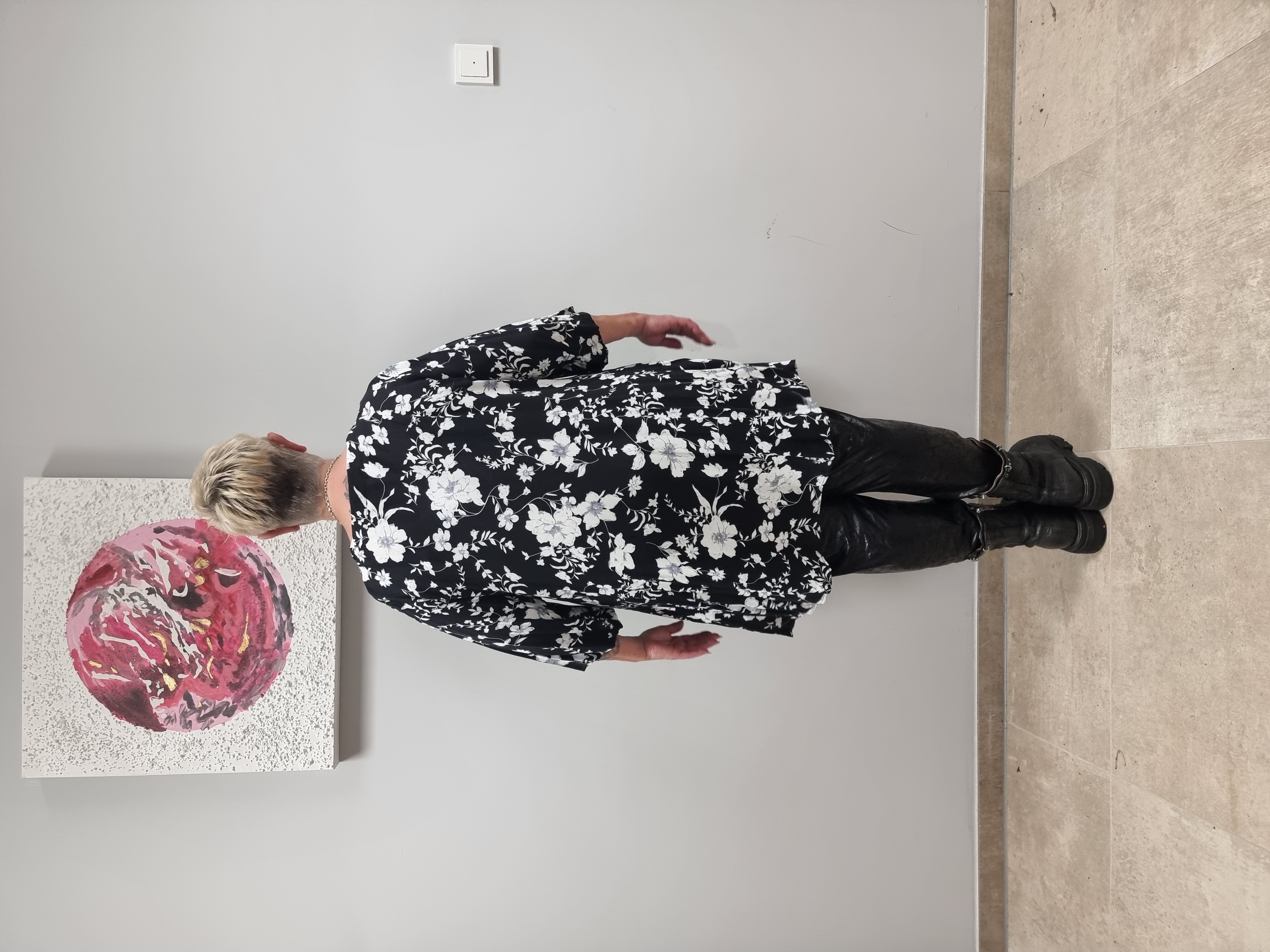 Tunika mit Blumenmuster von unserem Label Mädchenglück Einheitsgröße Einheistgrösse bis Größe 60